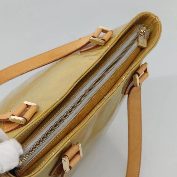 LOUIS VUITTON Monogram Vernis Houston Hand Bag Gris M91053 LV Auth hk2532 - Picture 7 of 16